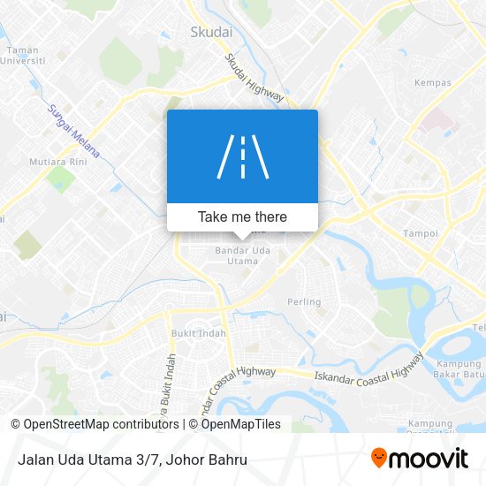 Jalan Uda Utama 3/7 map