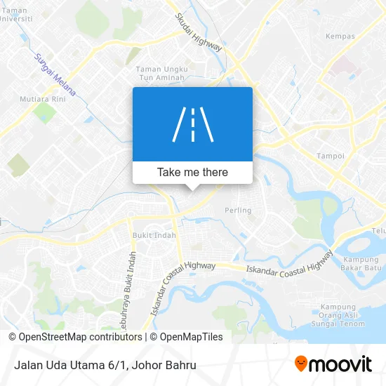 Jalan Uda Utama 6/1 map