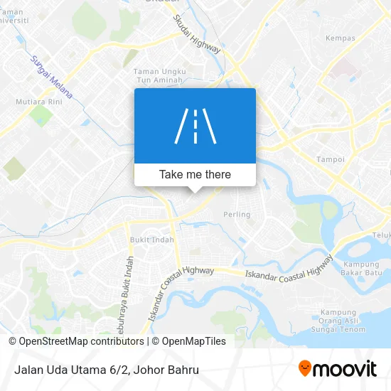 Jalan Uda Utama 6/2 map