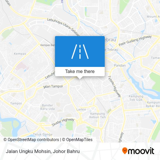 Jalan Ungku Mohsin map