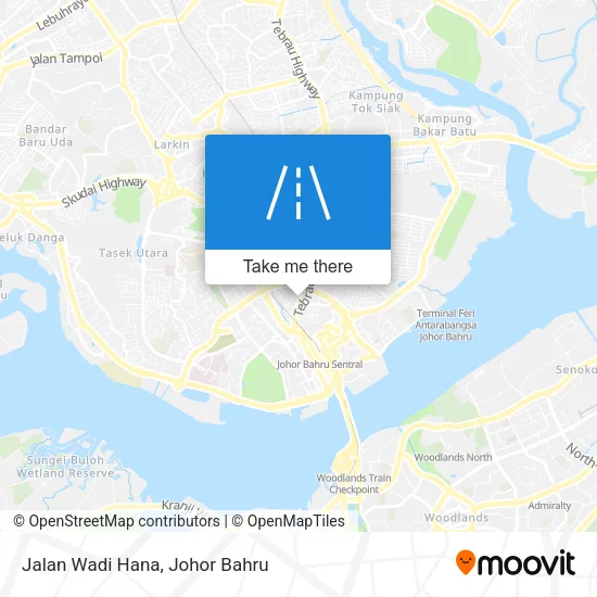 Jalan Wadi Hana map