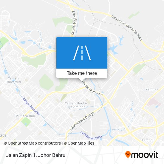 Jalan Zapin 1 map