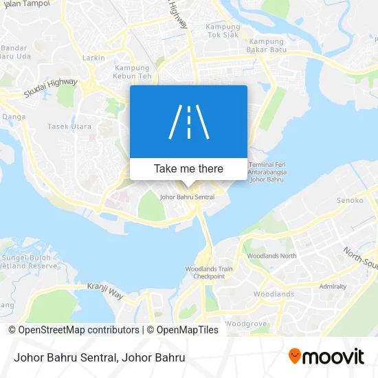 Johor Bahru Sentral map