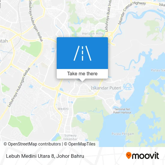 Lebuh Medini Utara 8 map