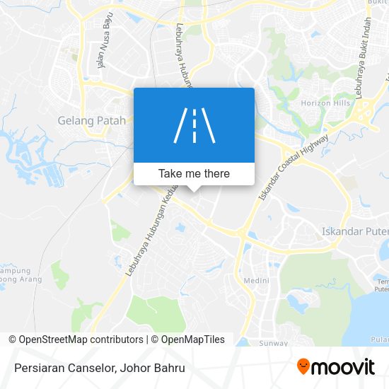 Persiaran Canselor map