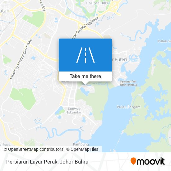 Persiaran Layar Perak map