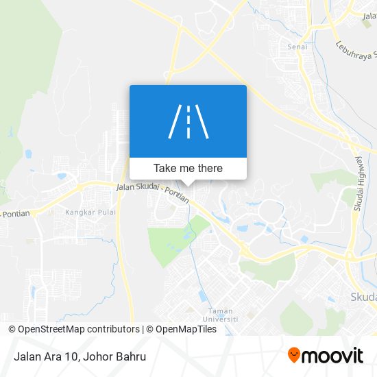 Jalan Ara 10 map