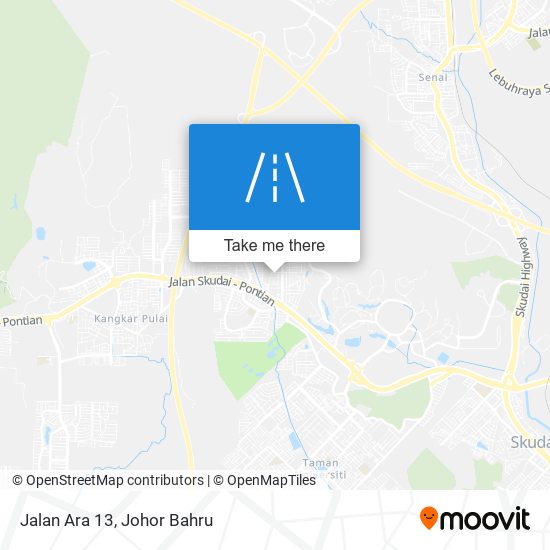 Jalan Ara 13 map