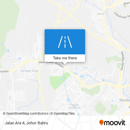 Jalan Ara 4 map