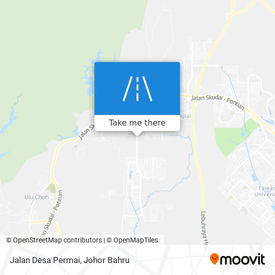 Jalan Desa Permai map