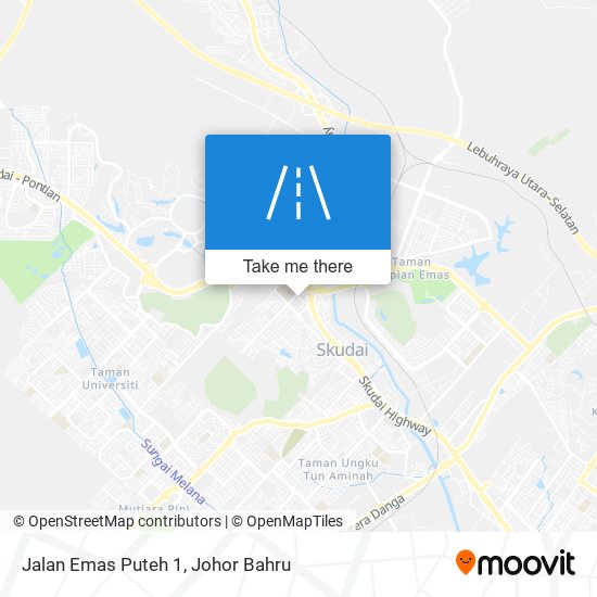 Jalan Emas Puteh 1 map