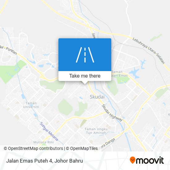 Jalan Emas Puteh 4 map