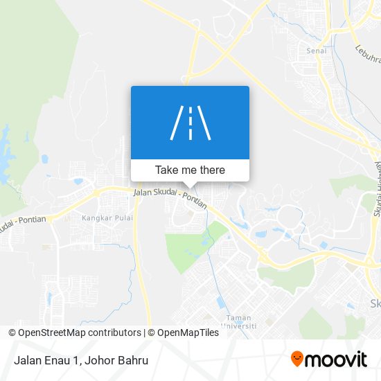 Jalan Enau 1 map