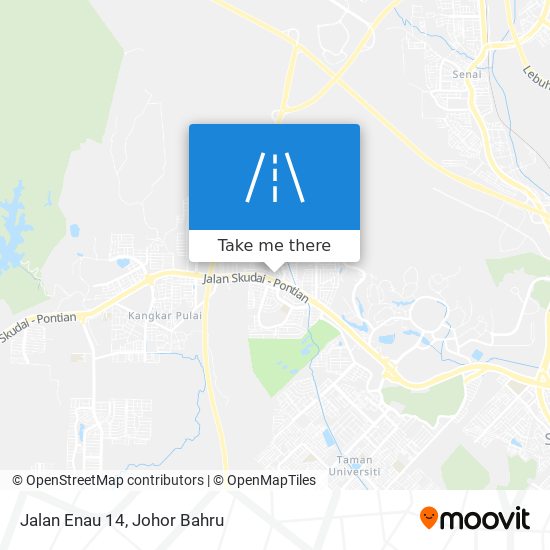 Jalan Enau 14 map