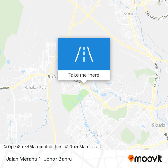 Jalan Meranti 1 map