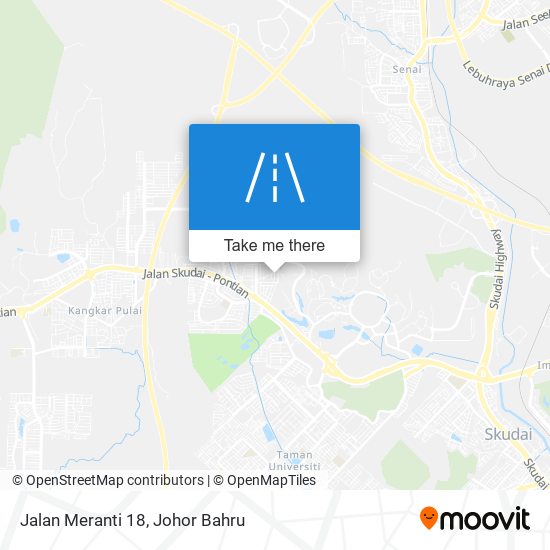 Jalan Meranti 18 map