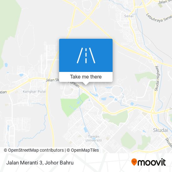 Jalan Meranti 3 map