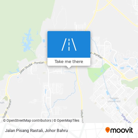 Jalan Pisang Rastali map