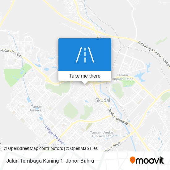 Jalan Tembaga Kuning 1 map