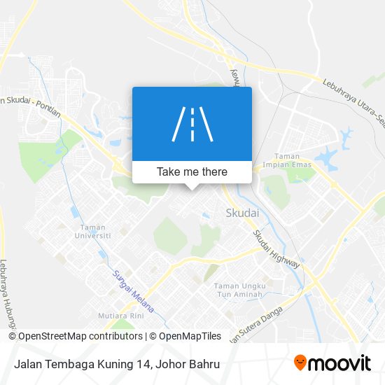 Jalan Tembaga Kuning 14 map