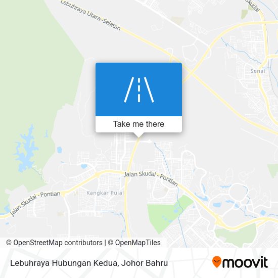 Lebuhraya Hubungan Kedua map