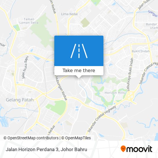 Jalan Horizon Perdana 3 map