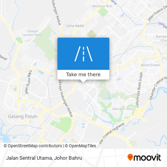 Jalan Sentral Utama map