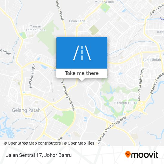 Jalan Sentral 17 map