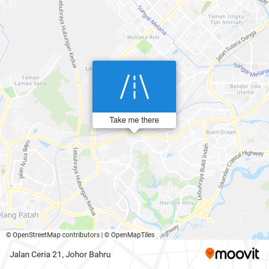 Jalan Ceria 21 map