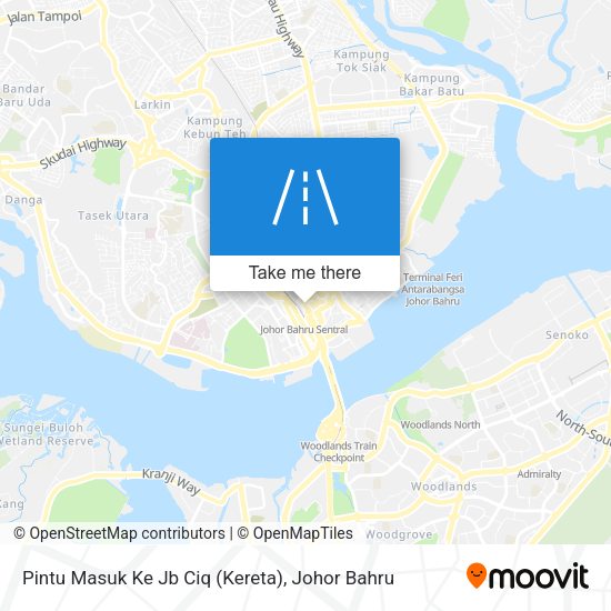 Pintu Masuk Ke Jb Ciq (Kereta) map