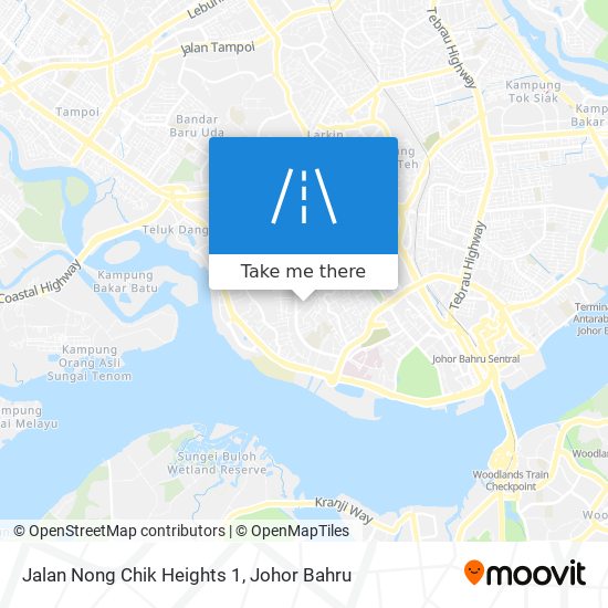 Jalan Nong Chik Heights 1 map