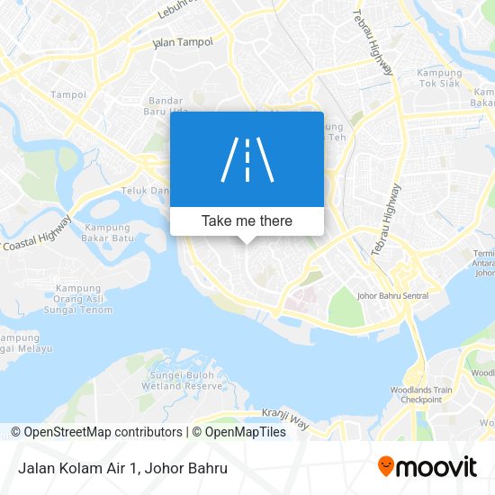 Jalan Kolam Air 1 map