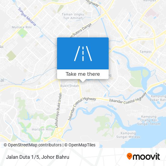 Jalan Duta 1/5 map