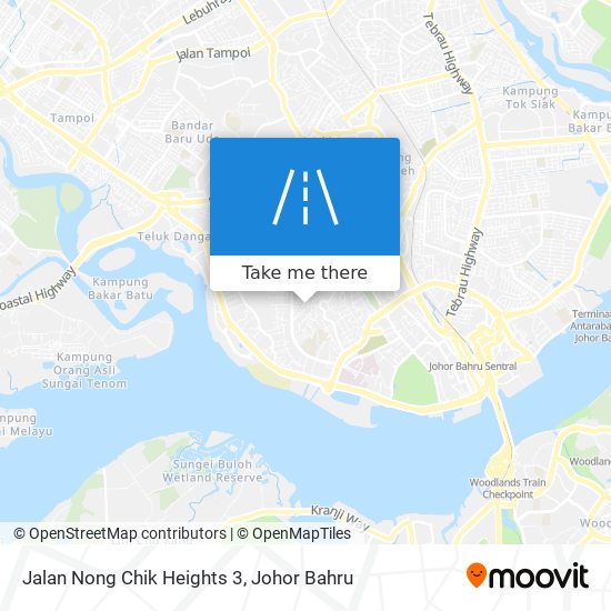 Jalan Nong Chik Heights 3 map