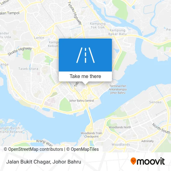Jalan Bukit Chagar map
