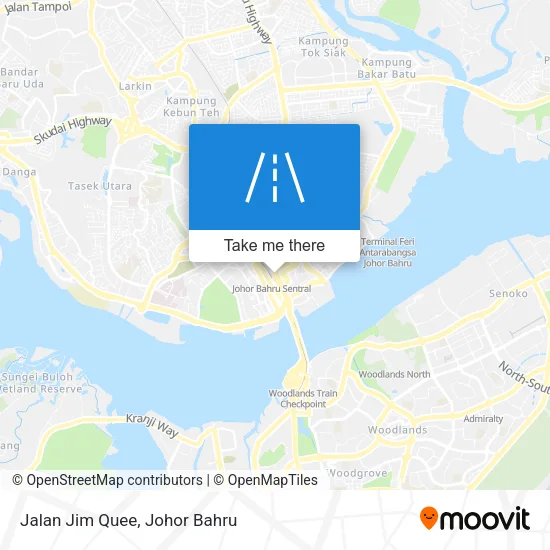 Jalan Jim Quee map