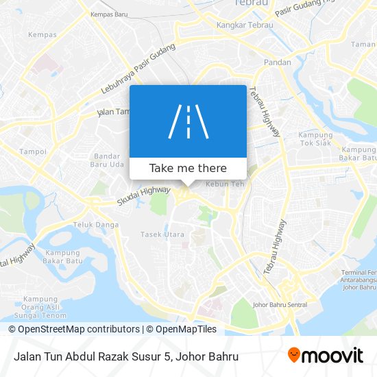 Jalan Tun Abdul Razak Susur 5 map