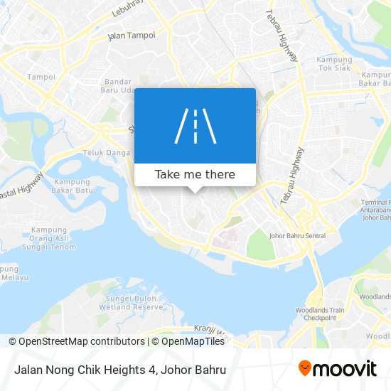 Jalan Nong Chik Heights 4 map