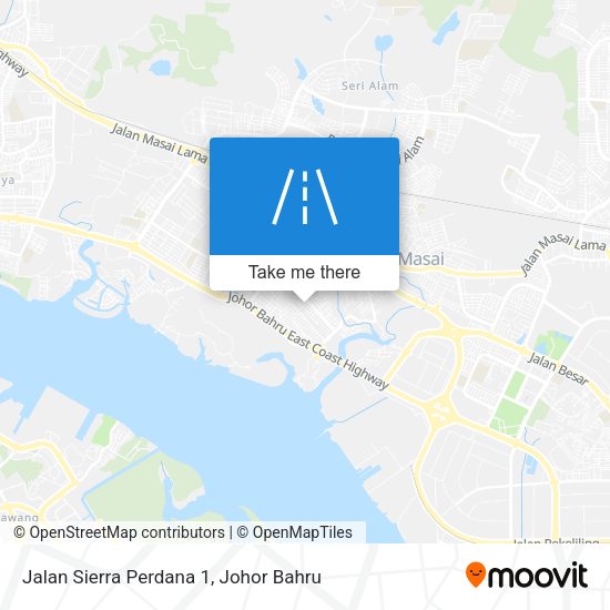 Jalan Sierra Perdana 1 map