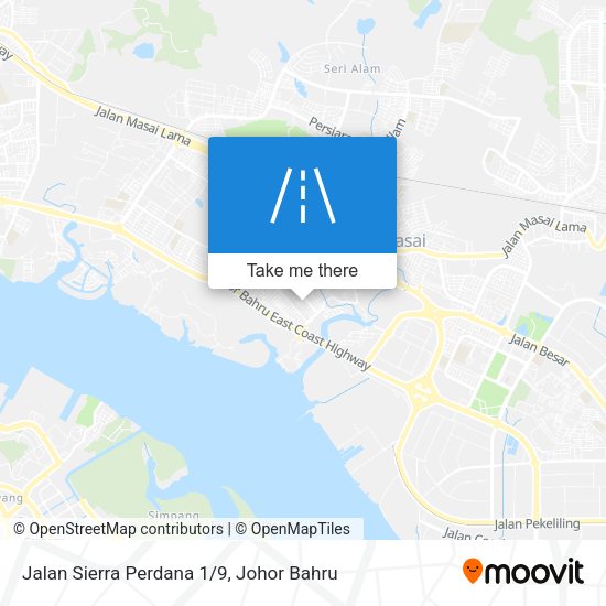 Jalan Sierra Perdana 1/9 map