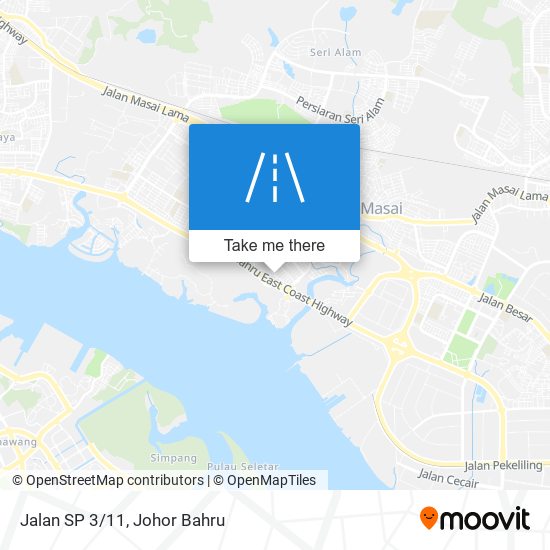 Jalan SP 3/11 map