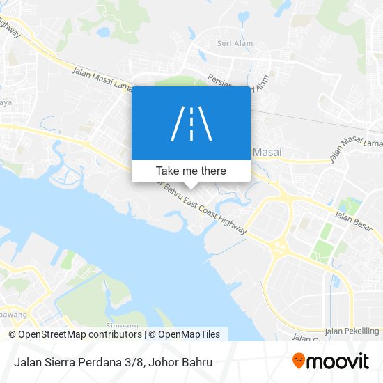 Jalan Sierra Perdana 3/8 map