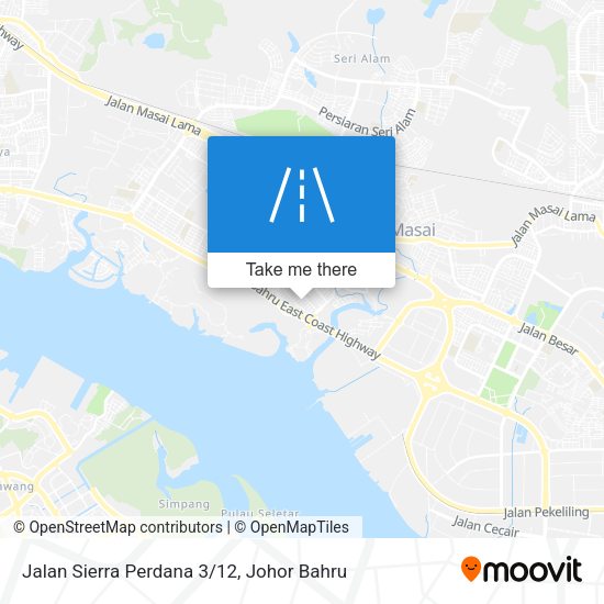 Jalan Sierra Perdana 3/12 map