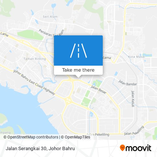 Jalan Serangkai 30 map