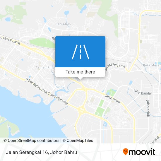 Jalan Serangkai 16 map