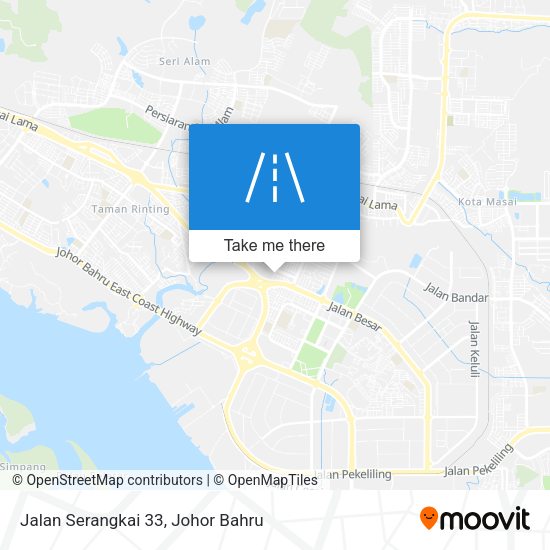 Jalan Serangkai 33 map