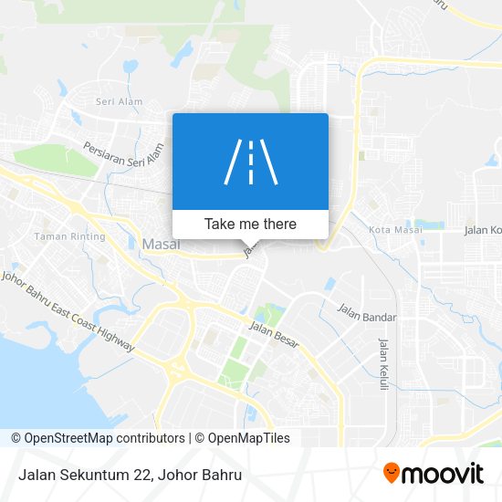 Jalan Sekuntum 22 map