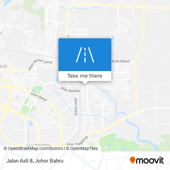 Jalan Asli 8 map