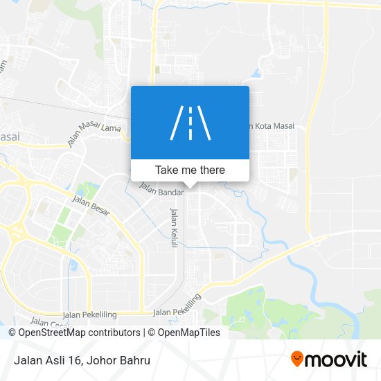 Jalan Asli 16 map