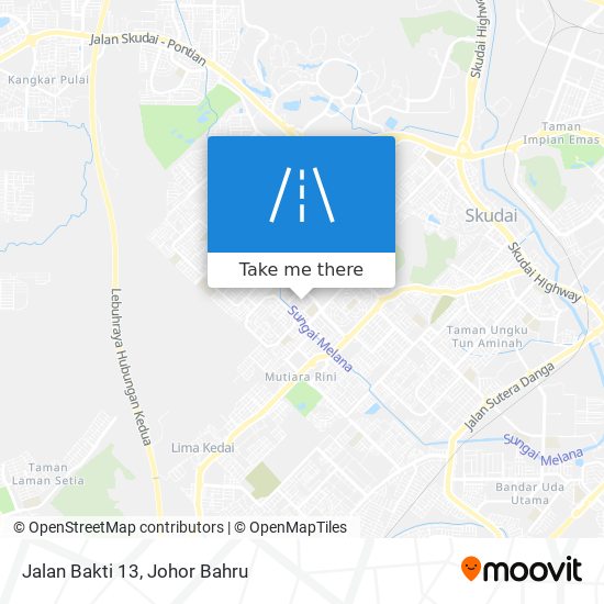 Jalan Bakti 13 map